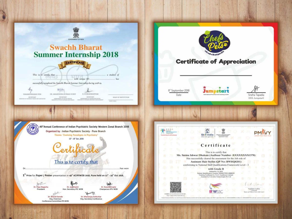 Certificate Printing Dewsbury