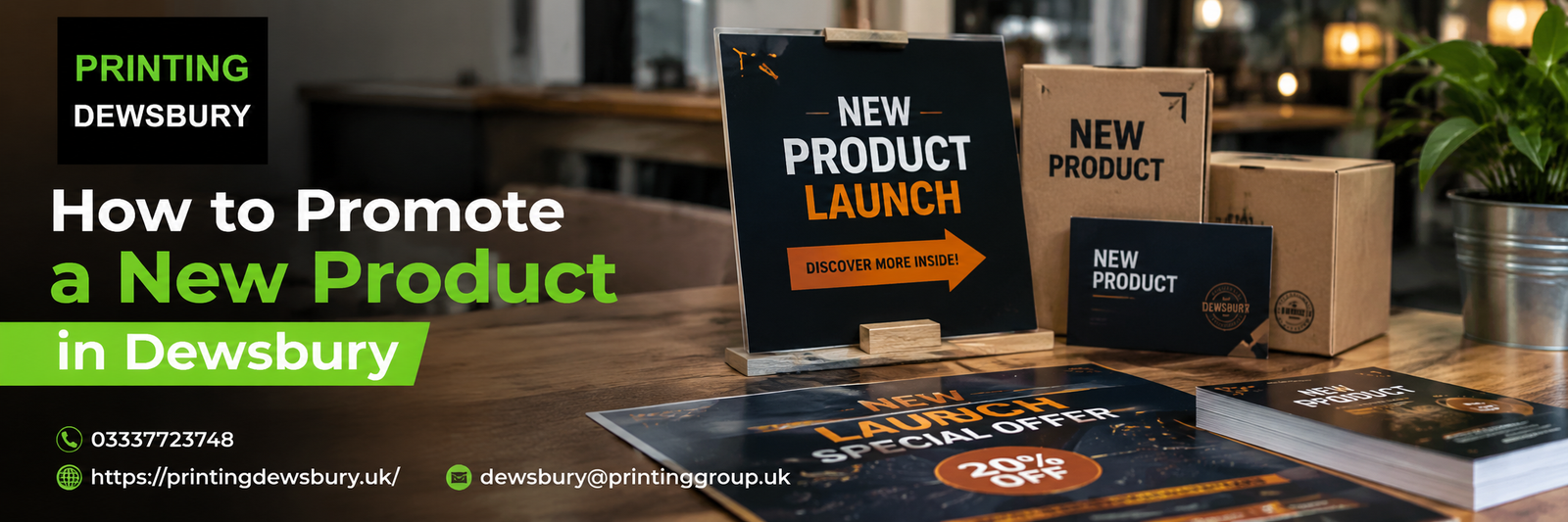 How to Promote a New Product in Dewsbury